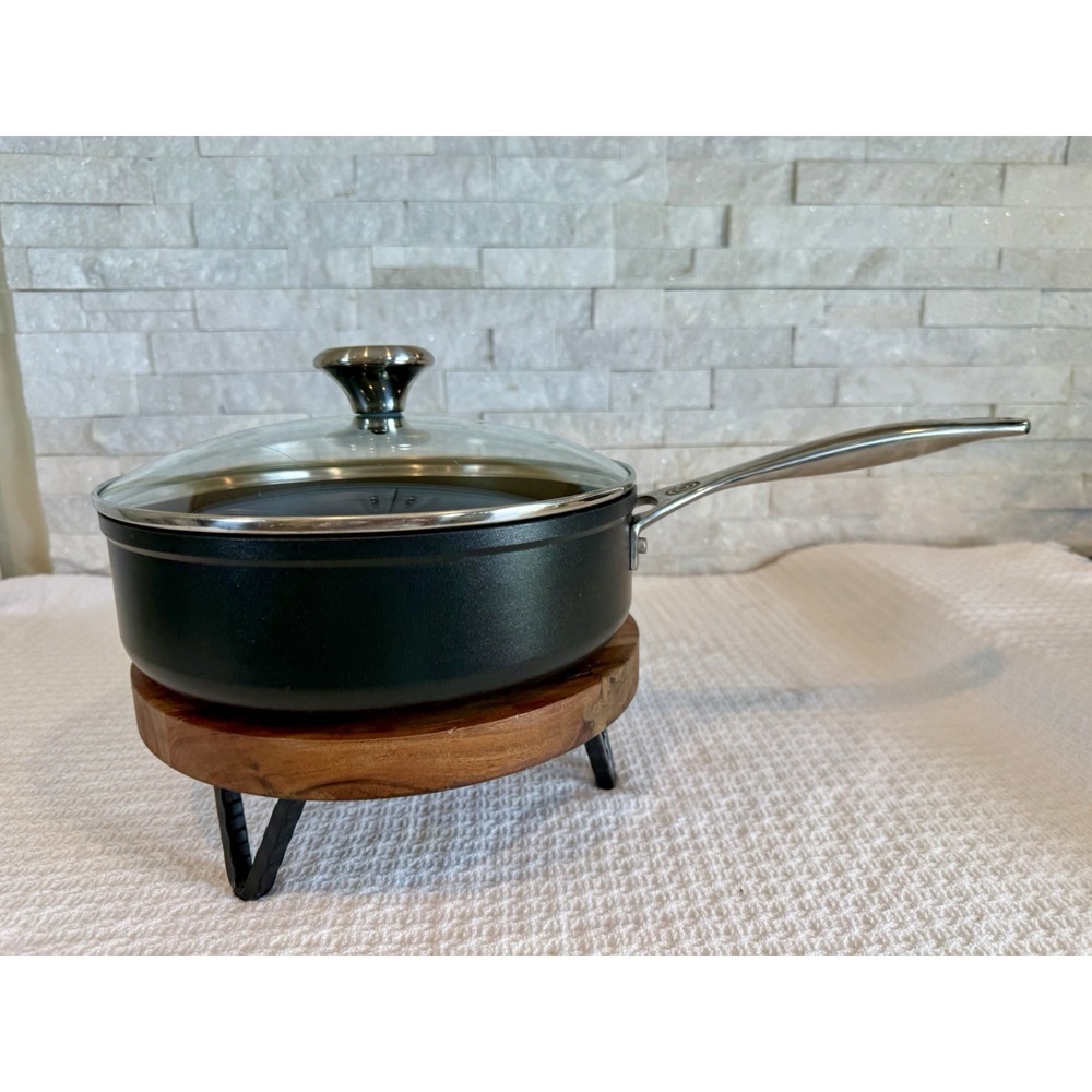 Le Creuset Toughened Nonstick PRO Saute Pan with Glass Lid, 3.5 Quart